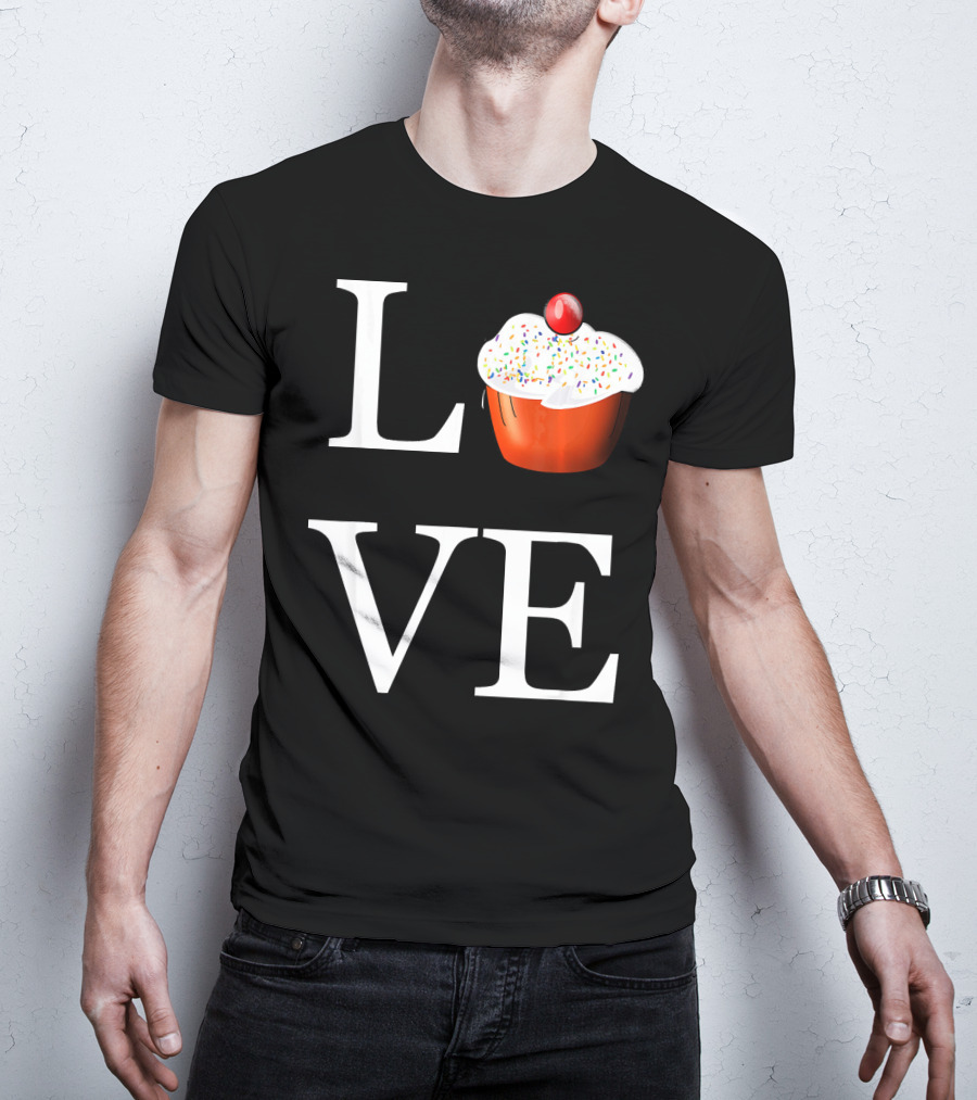 Love Cupcake Sprinkle Delight I Love Cupcakes T-Shirt