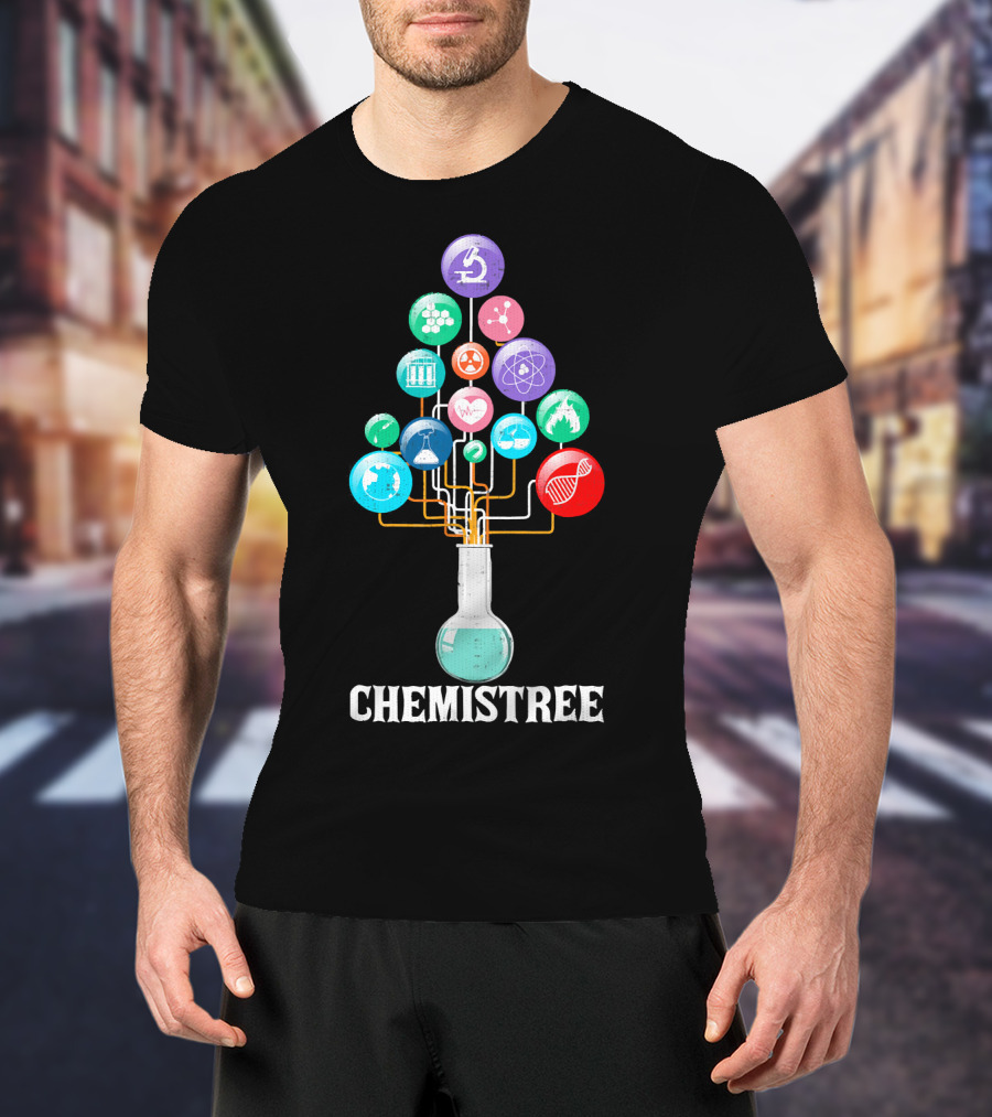 ChemiSTREE Science Chemistry Lover Icons T-Shirt