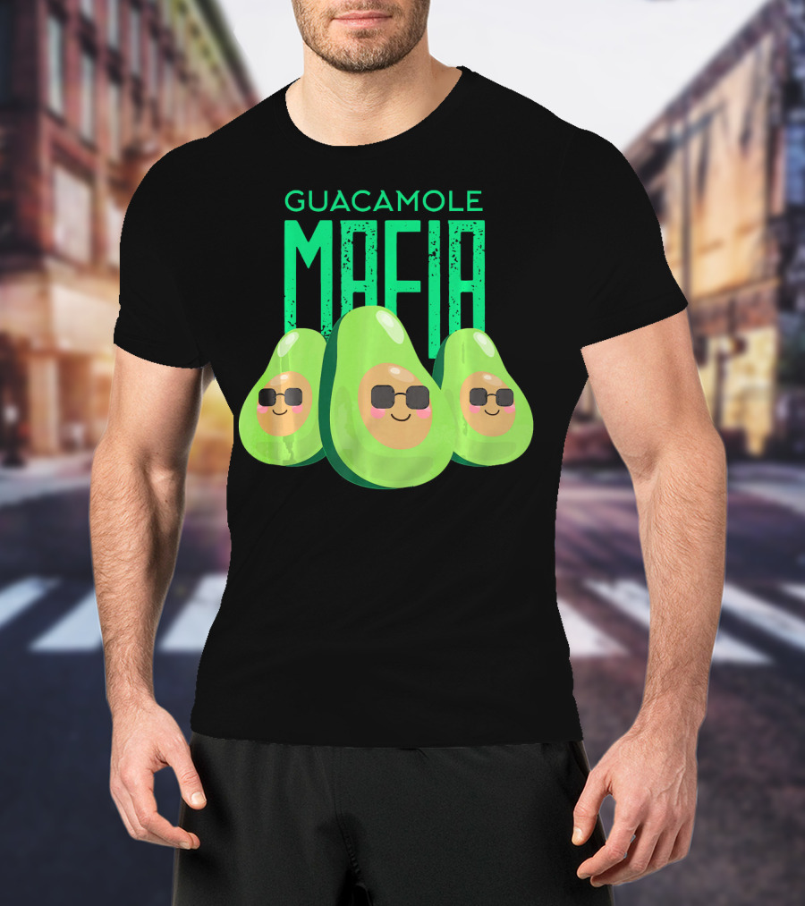 Guacamole Mafia Avogato Cool Avocado T-Shirt
