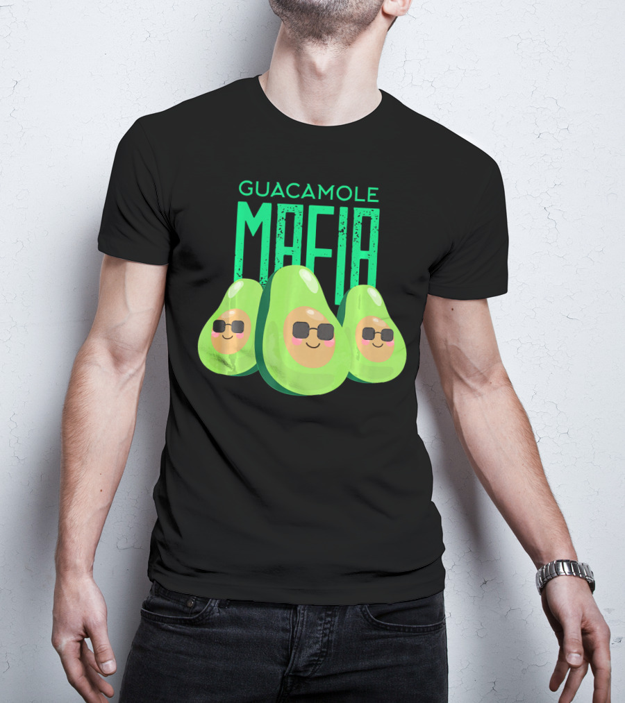 Guacamole Mafia Avogato Cool Avocado T-Shirt