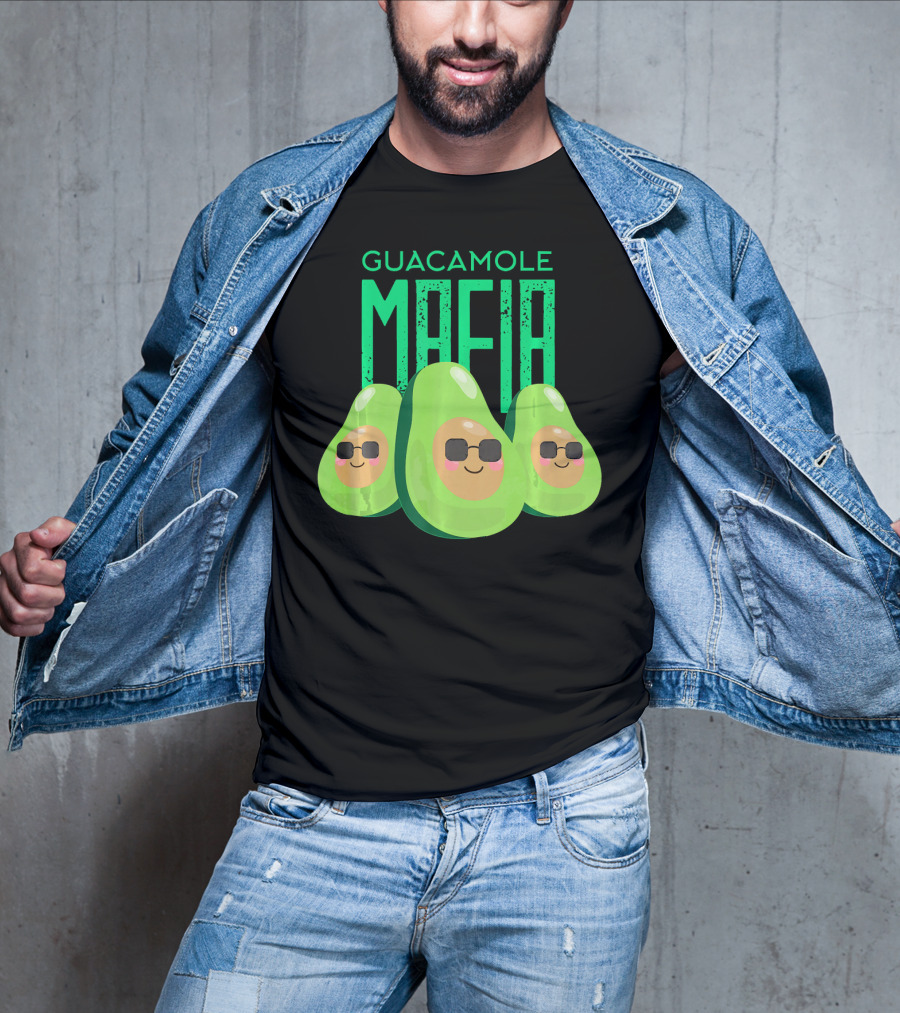 Guacamole Mafia Avogato Cool Avocado T-Shirt