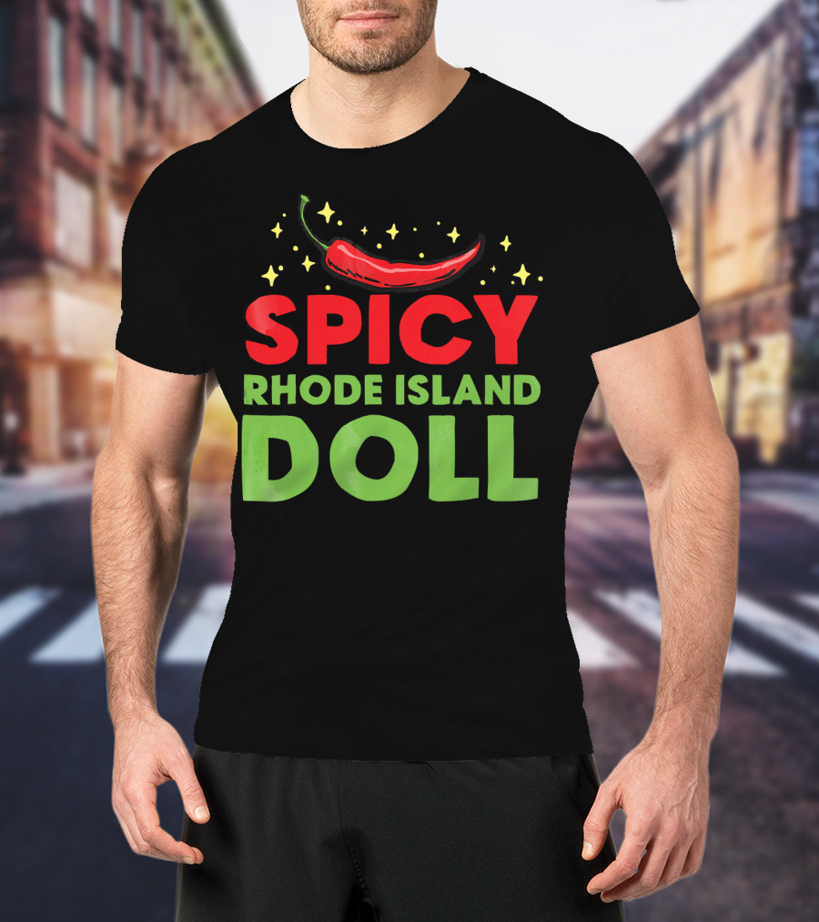 Spicy Rhode Island Doll Chili Pepper T-Shirt