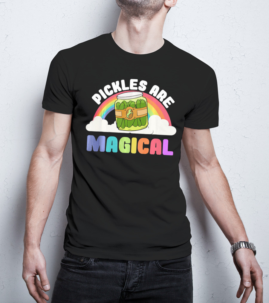 Rainbow Pickles Are Magical Clouds T-Shirt