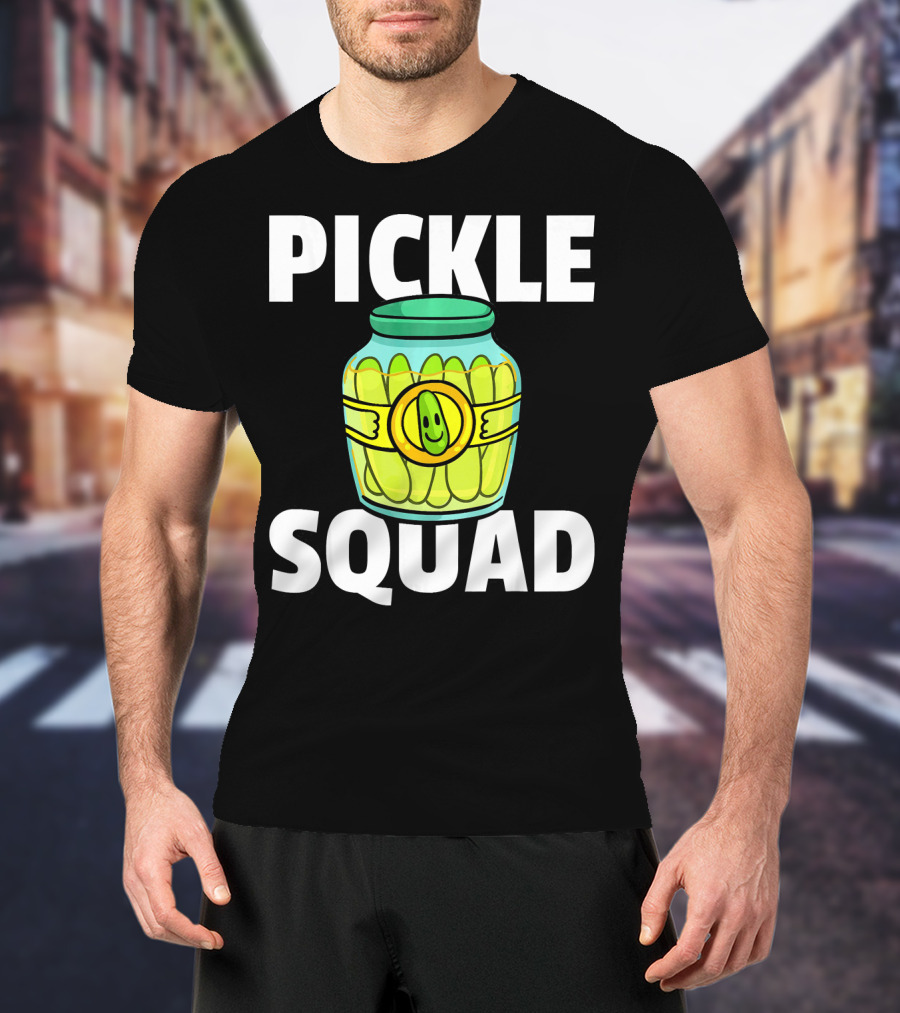 Pickle Squad Happy Pickle Jar T-Shirt