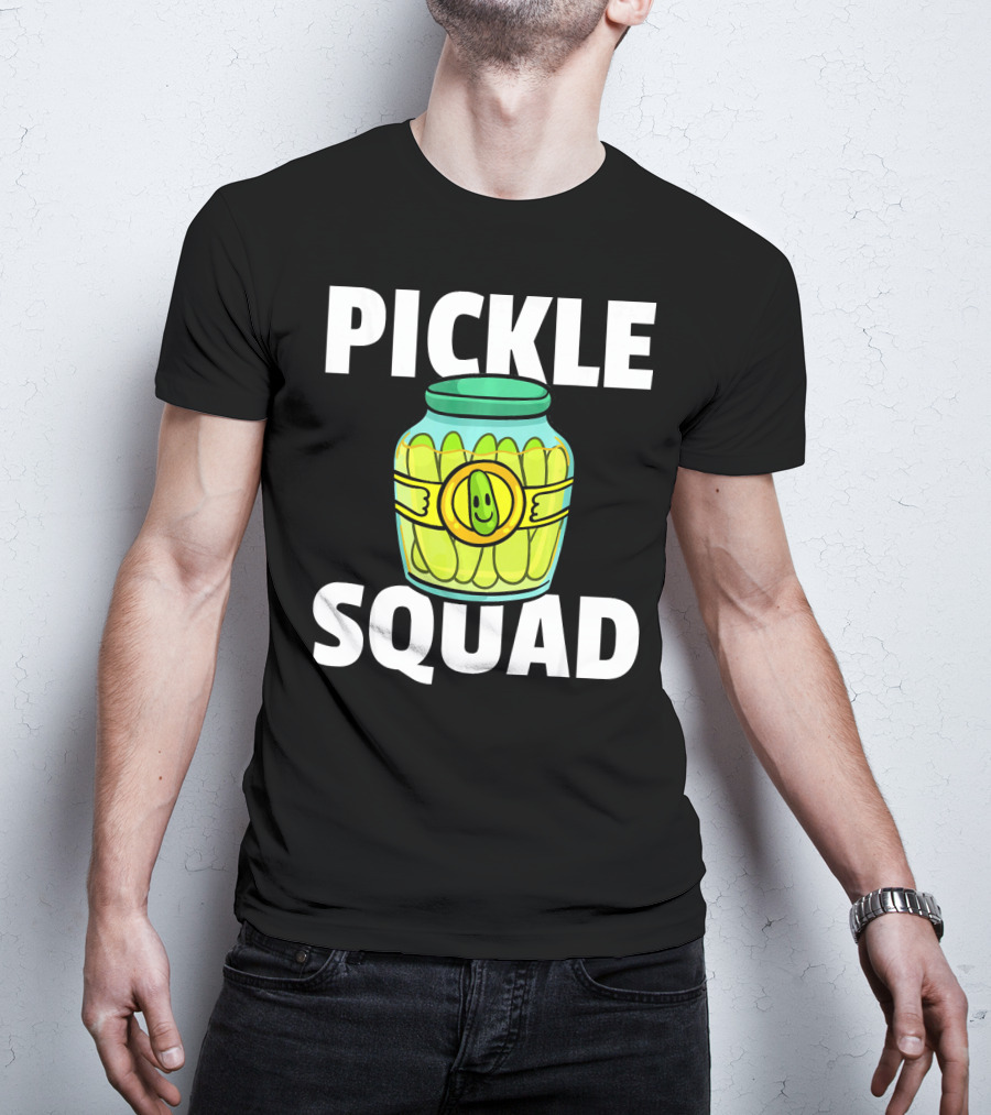 Pickle Squad Happy Pickle Jar T-Shirt