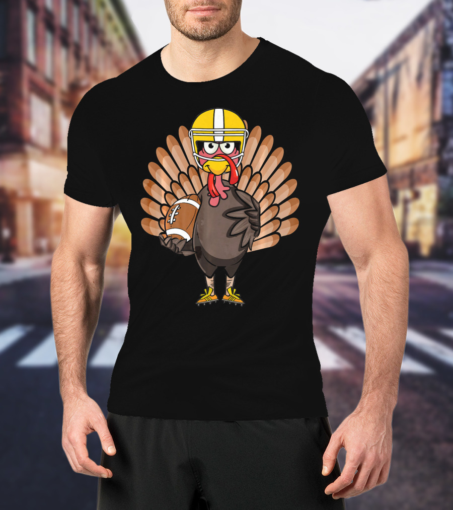 Thanksgiving Turkey Bowl Football Turkey T-Shirt