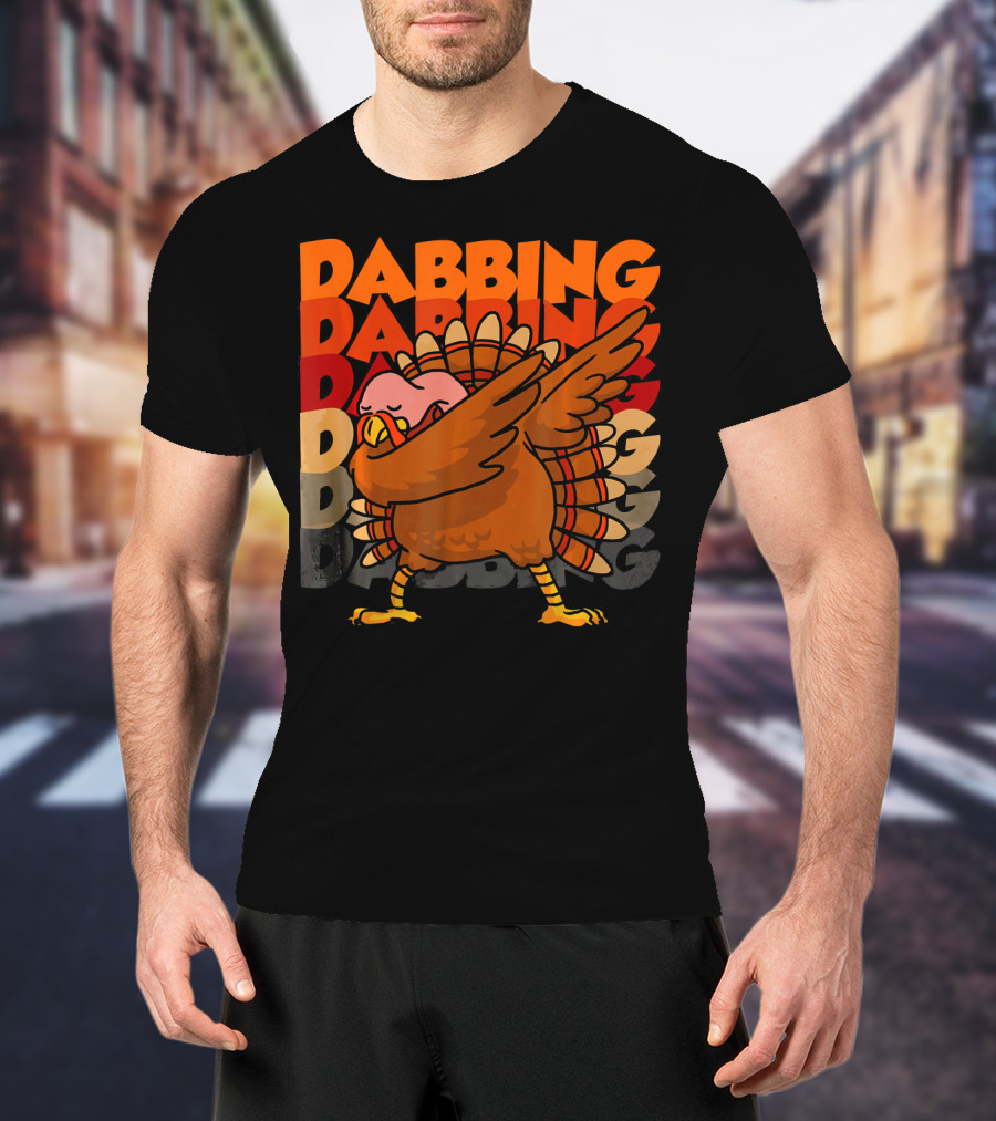 Dabbing Dabbing Dabbing Turkey T-Shirt