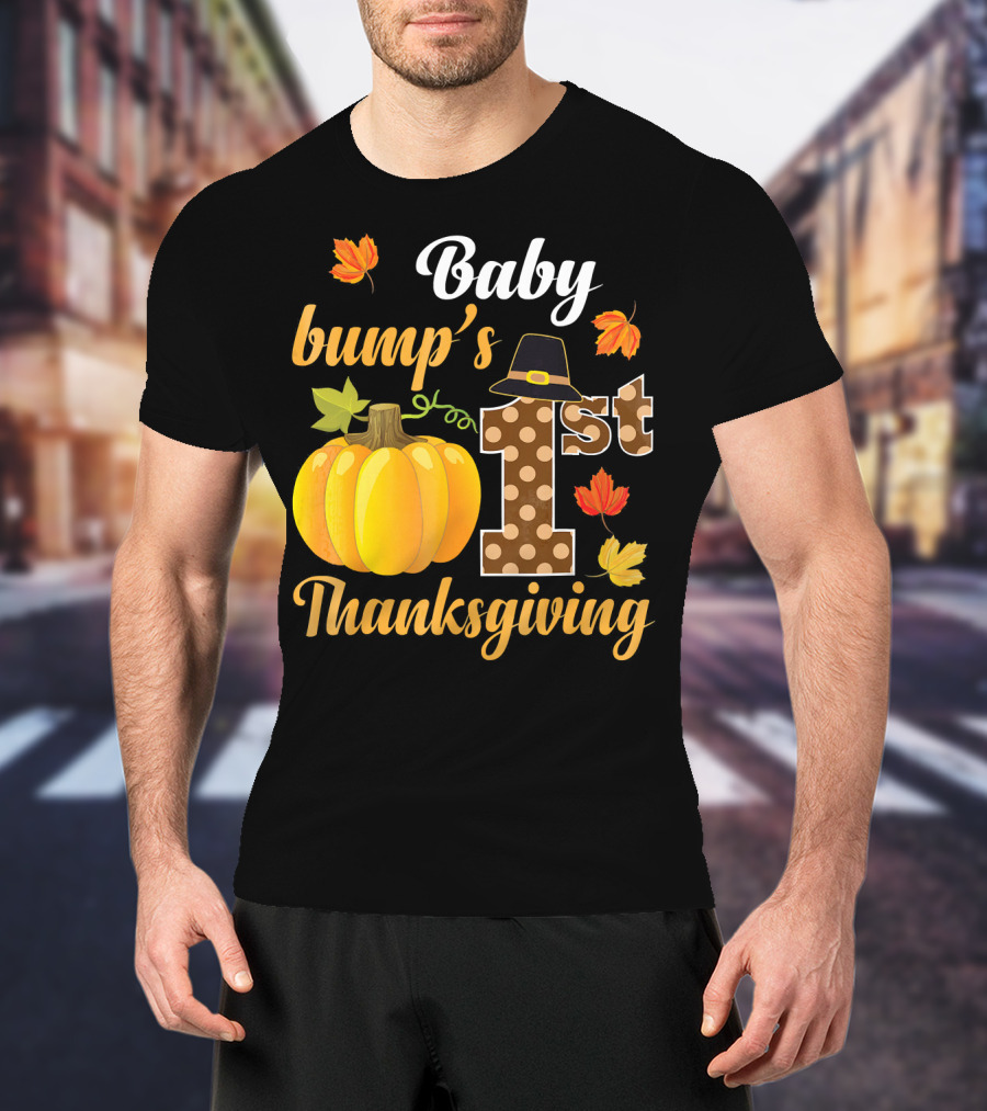 Baby Bump's 1st Thanksgiving T-Shirt