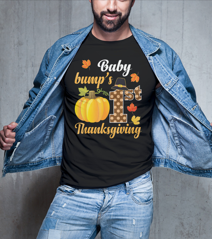 Baby Bump's 1st Thanksgiving T-Shirt