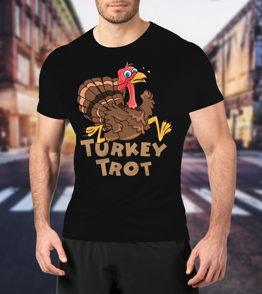 Annual Turkey Trot Running Turkey Race Event T-Shirt