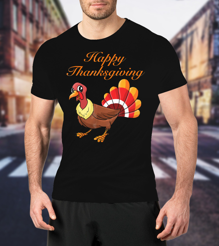 Happy Thanksgiving Turkey Celebration Day T-Shirt