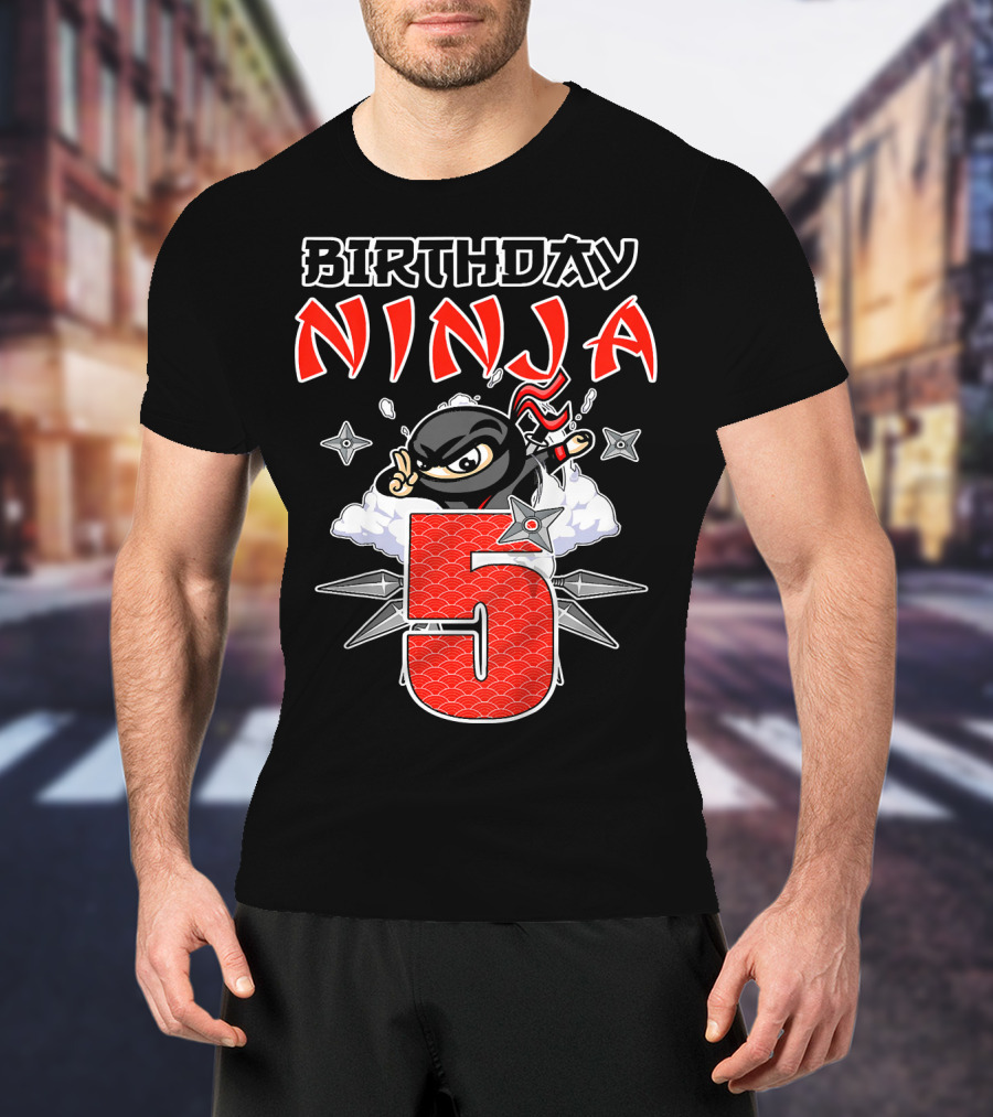Birthday Ninja 5th T-Shirt