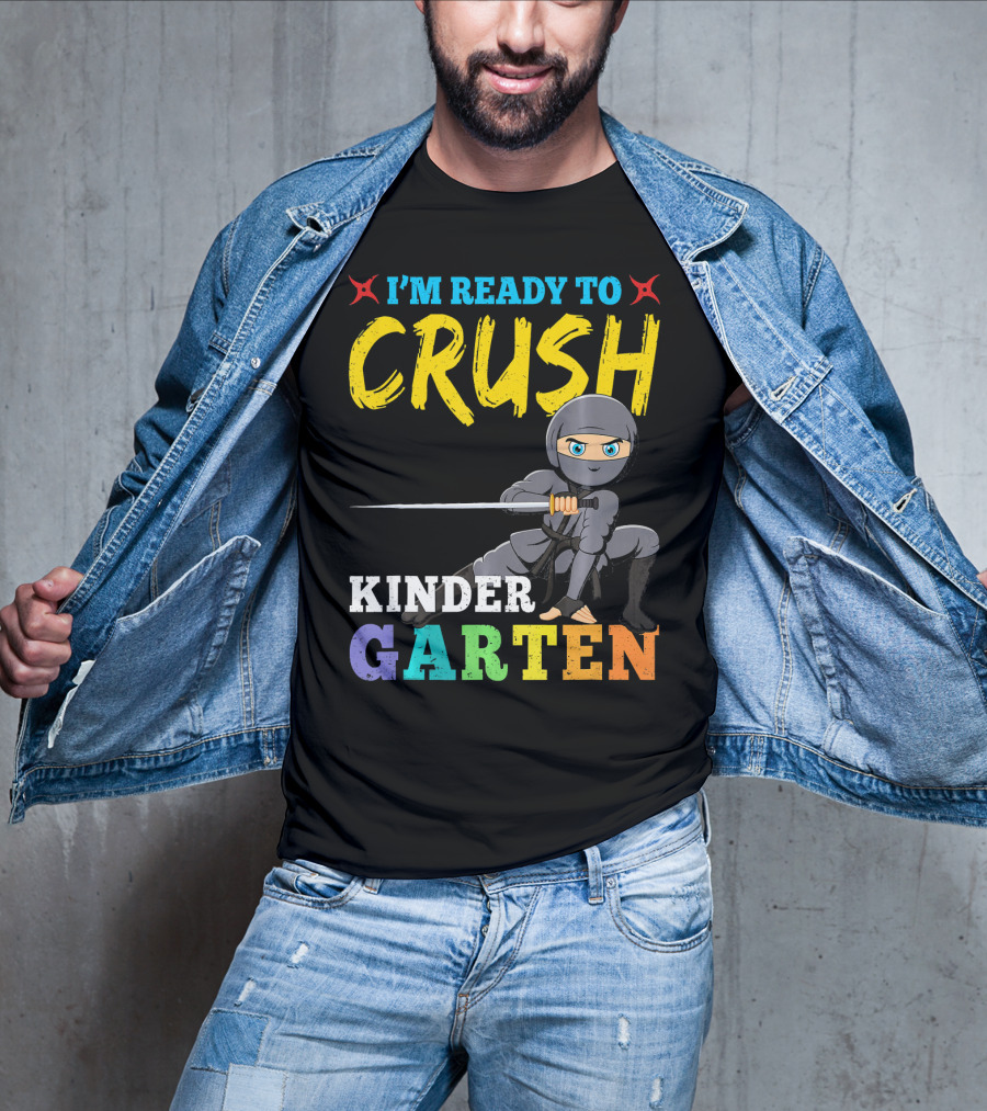 I'm Ready To Crush Kindergarten Ninja Girls T-Shirt