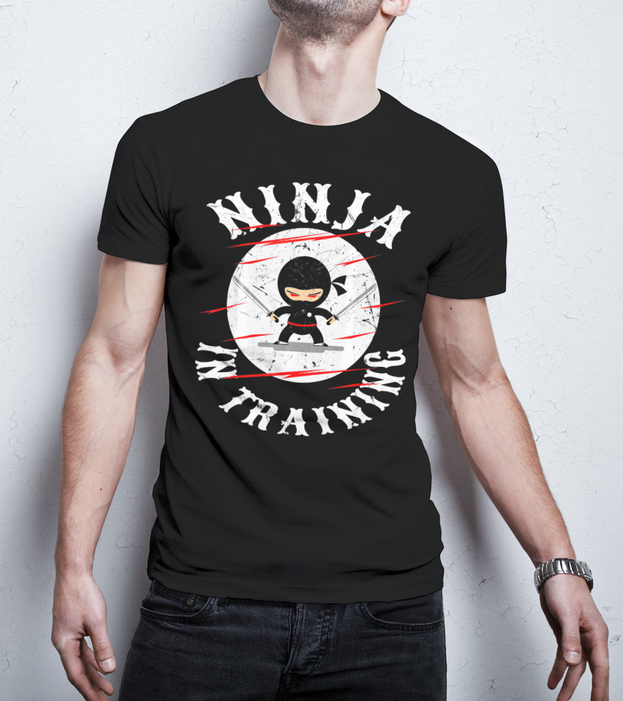 Ninja In Training Distressed Children's T-Shirt