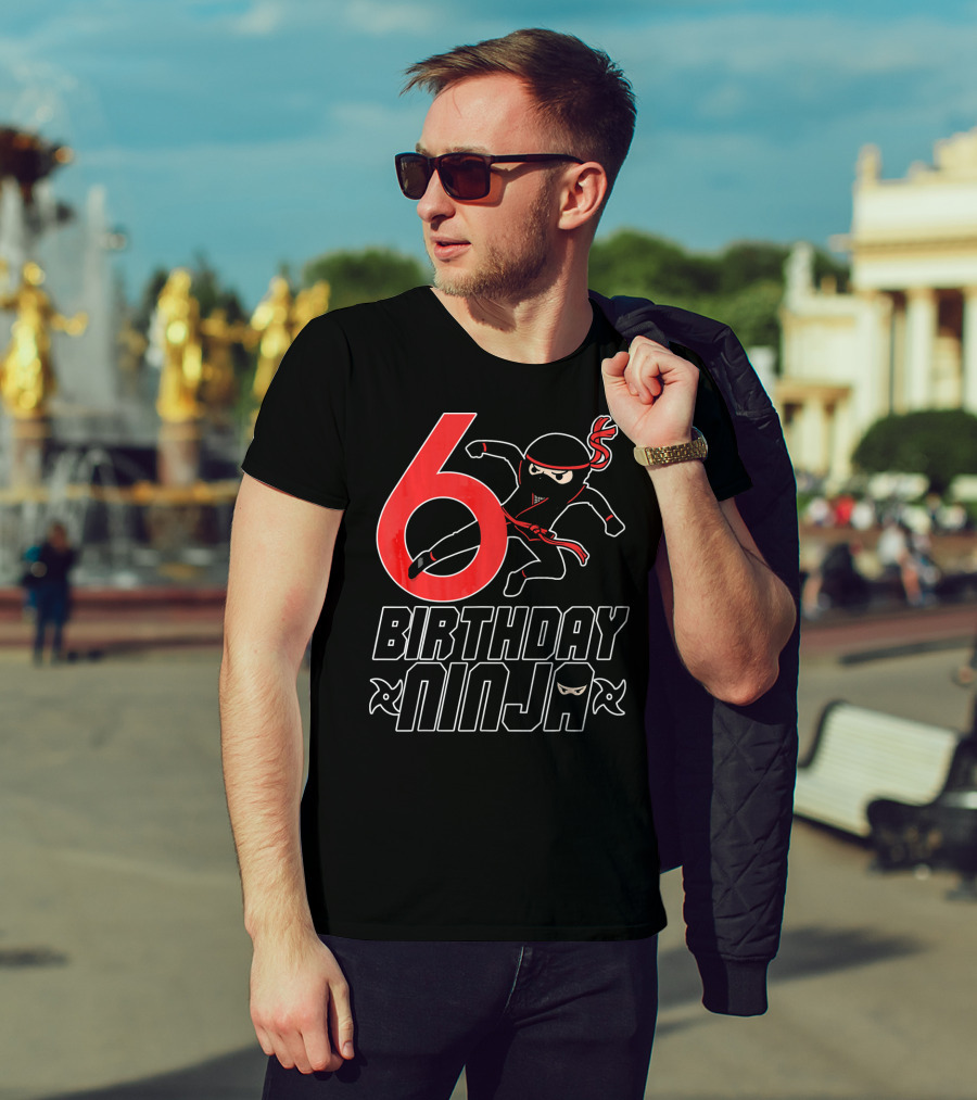 6 Birthday Ninja T-Shirt
