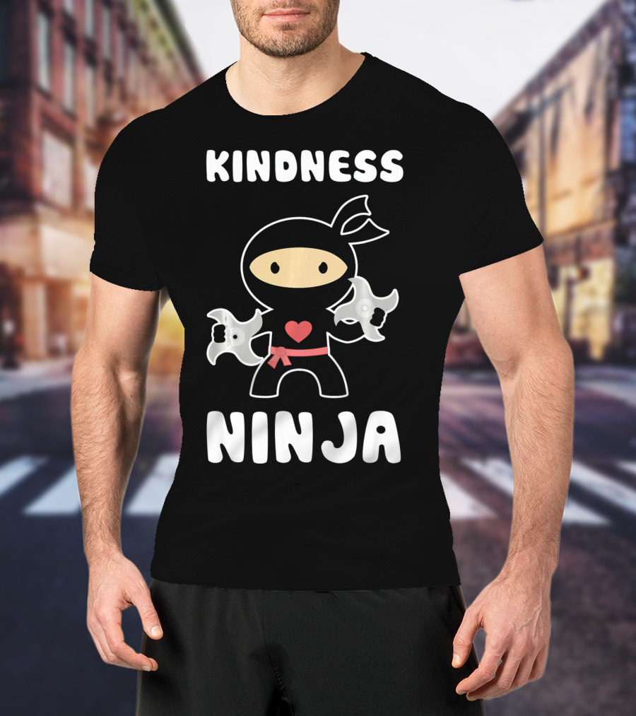 Kindness Ninja Anti Bullying Choose Kind Heart T-Shirt