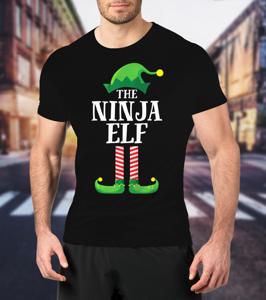The Ninja Elf Christmas Family Matching Group T-Shirt
