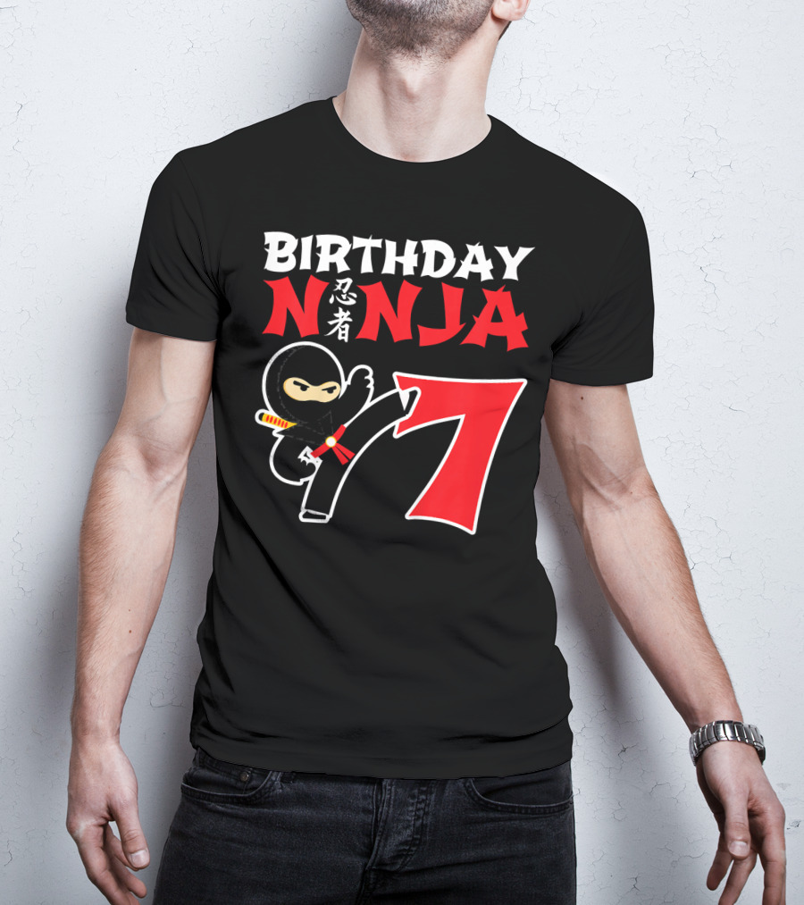 Birthday Ninja 7 Year Old T-Shirt