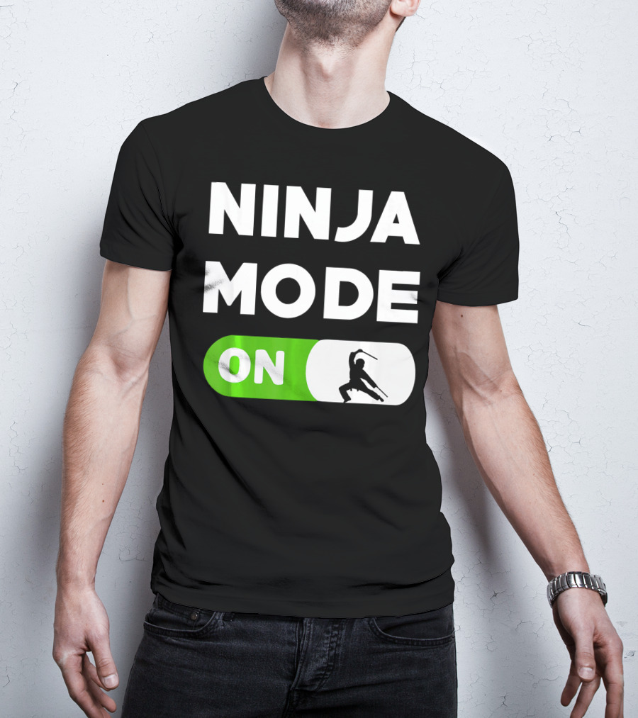 Ninja Mode ON Karate Judo Tae Kwon Do T-Shirt