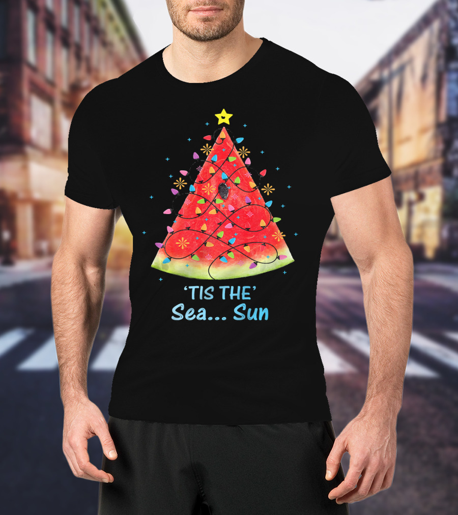Melon 'Tis The Sea. Sun Christmas In July T-Shirt
