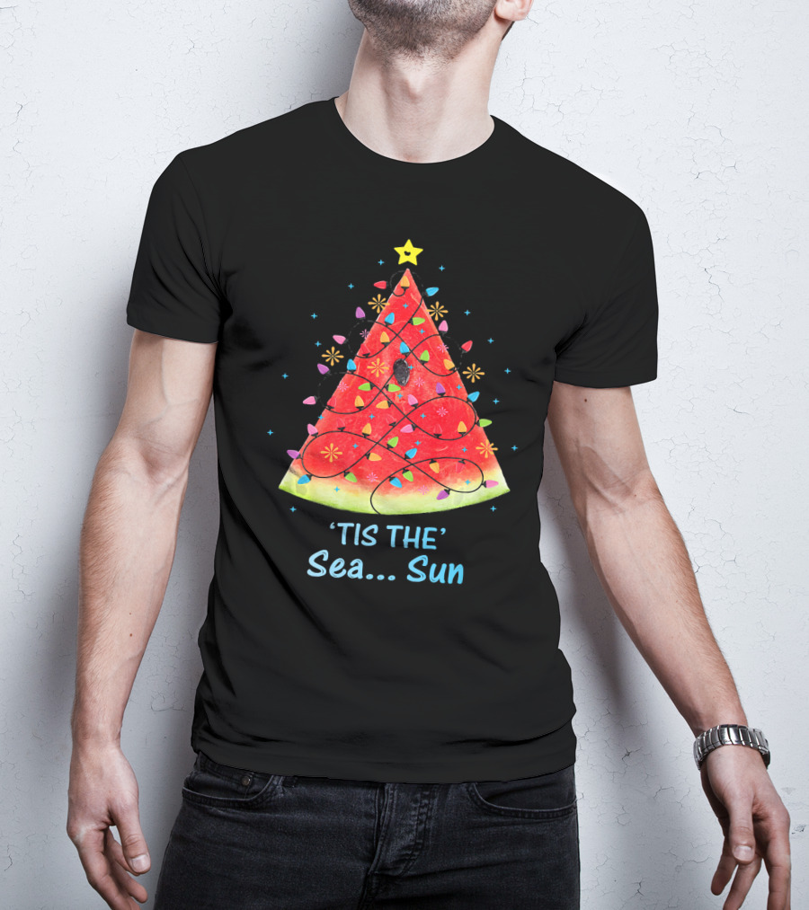 Melon 'Tis The Sea. Sun Christmas In July T-Shirt