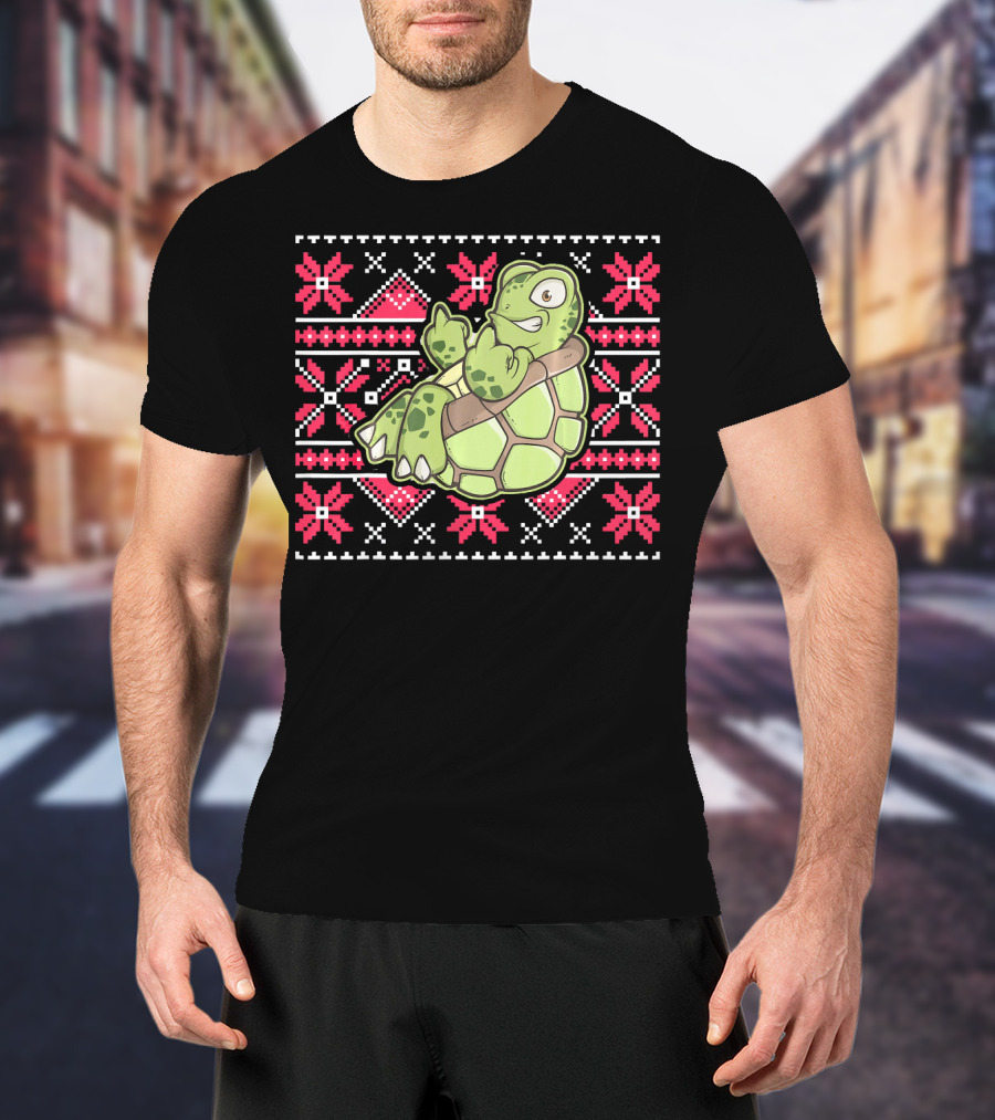 Ugly Christmas Turtle T-Shirt