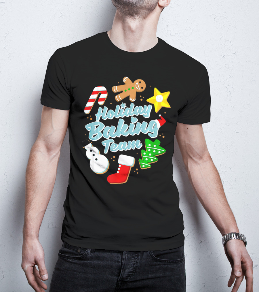 Holiday Baking Team Ugly Christmas Funny Baker T-Shirt