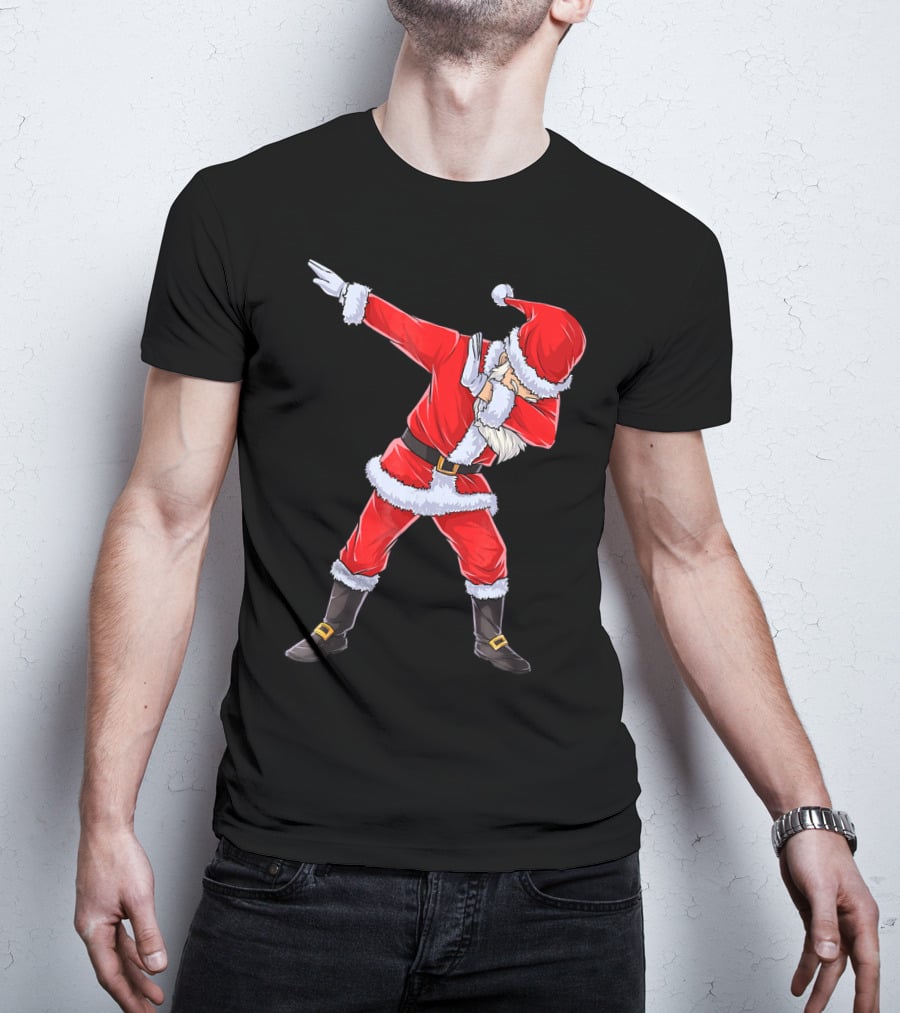Dabbing Santa Christmas Dance Pose T-Shirt