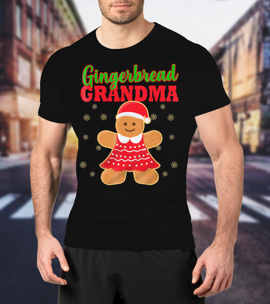 Gingerbread Grandma Matching Family Christmas Ginge T-Shirt