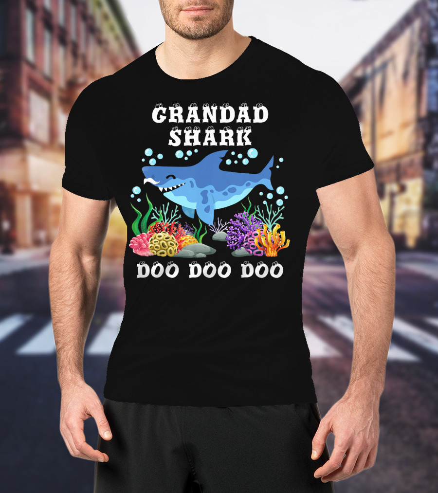 Grandad Shark Doo Doo Doo T-Shirt