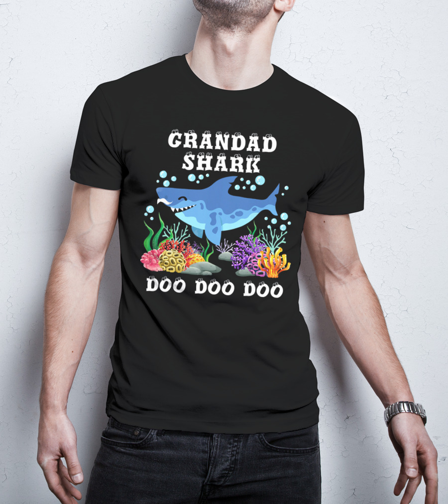 Grandad Shark Doo Doo Doo T-Shirt
