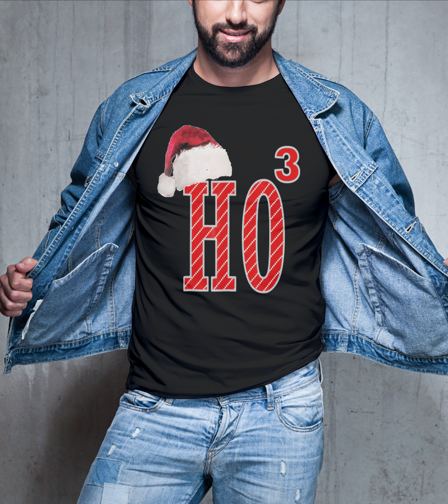 Ugly Christmas Santa Hat Ho Ho³ T-Shirt