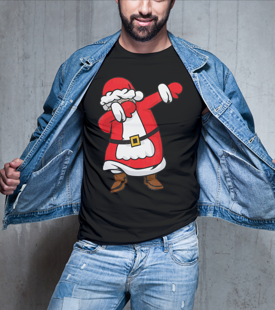 Mrs. Santa Claus Dabbing Christmas Fun T-Shirt