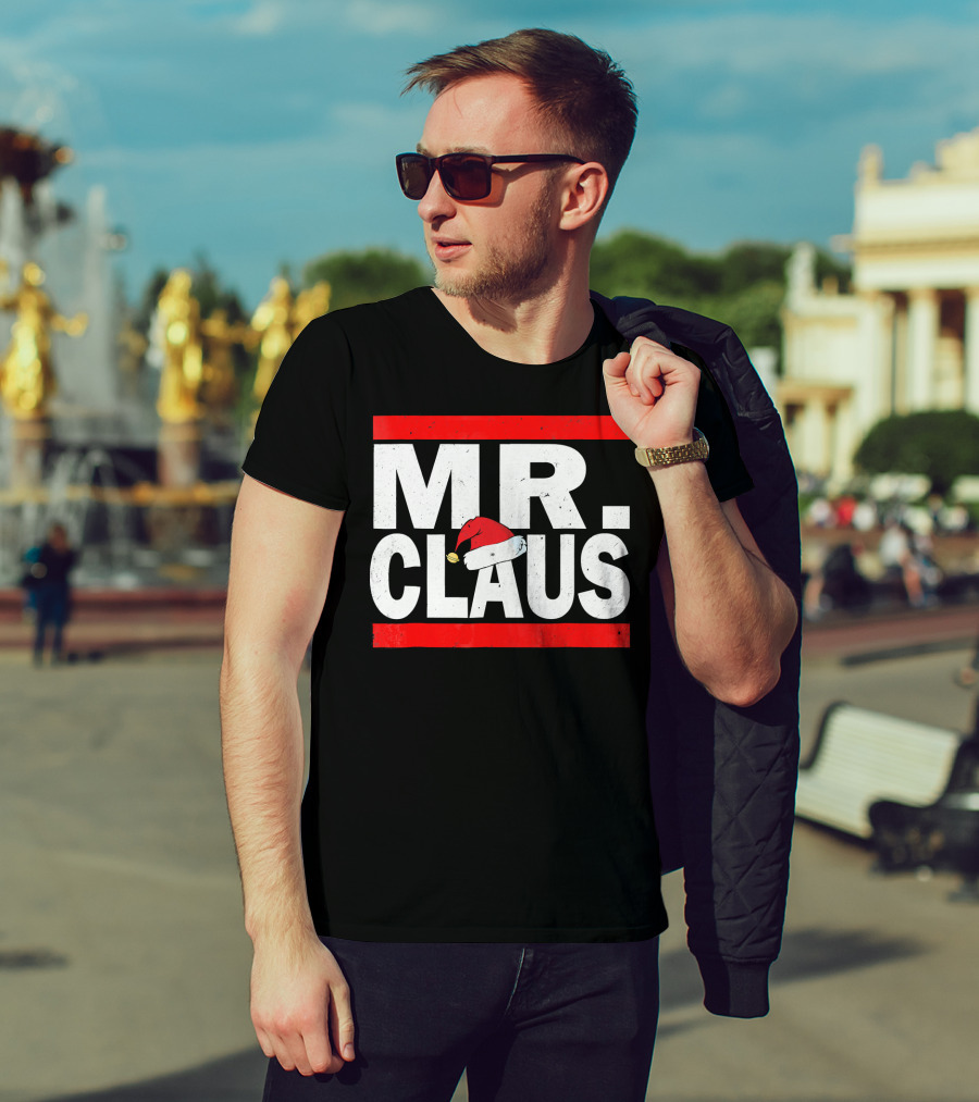 MR CLAUS Christmas Santa Hat T-Shirt