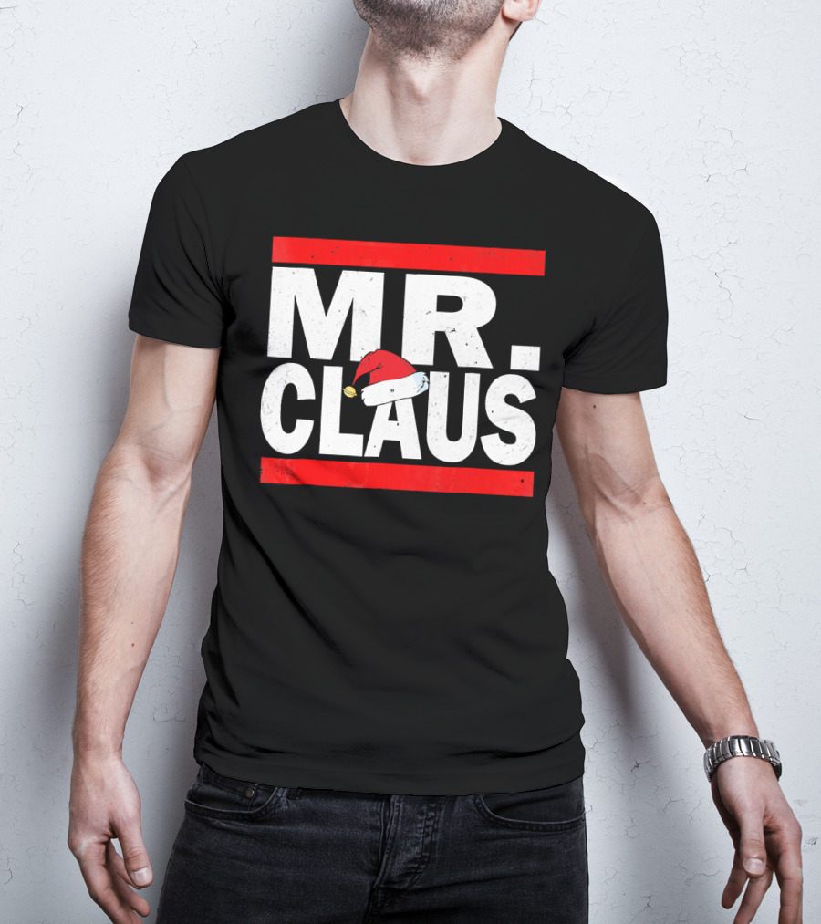 MR CLAUS Christmas Santa Hat T-Shirt