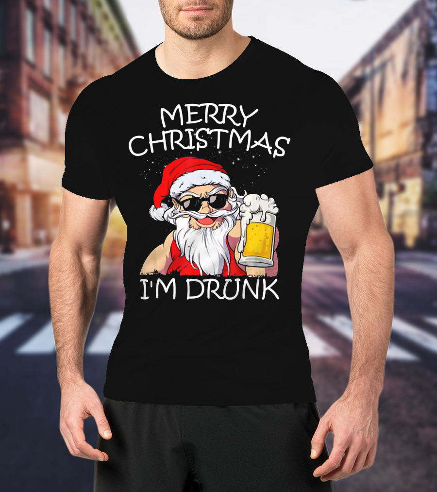 Merry Christmas Santa I'm Drunk T-Shirt