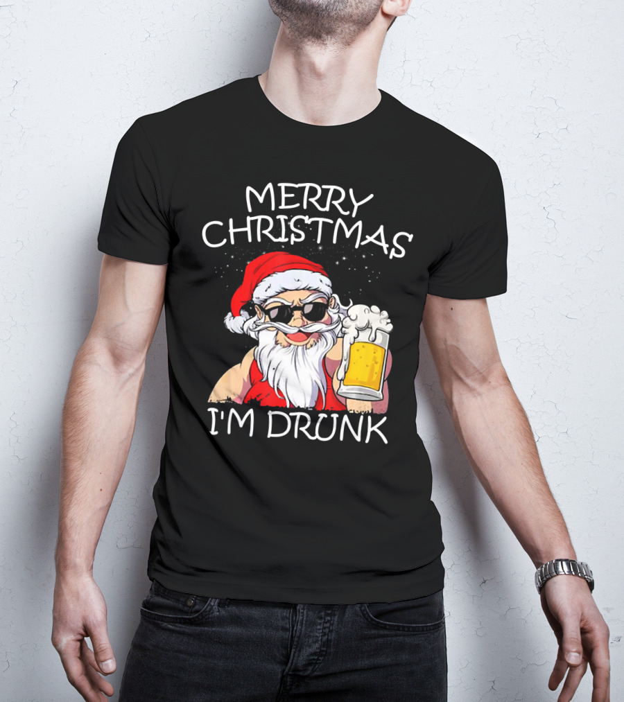 Merry Christmas Santa I'm Drunk T-Shirt
