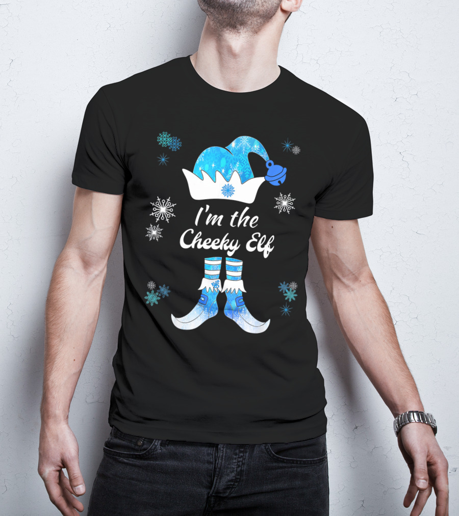 I'm The Cheeky Elf Snowflakes Family Matching Group T-Shirt