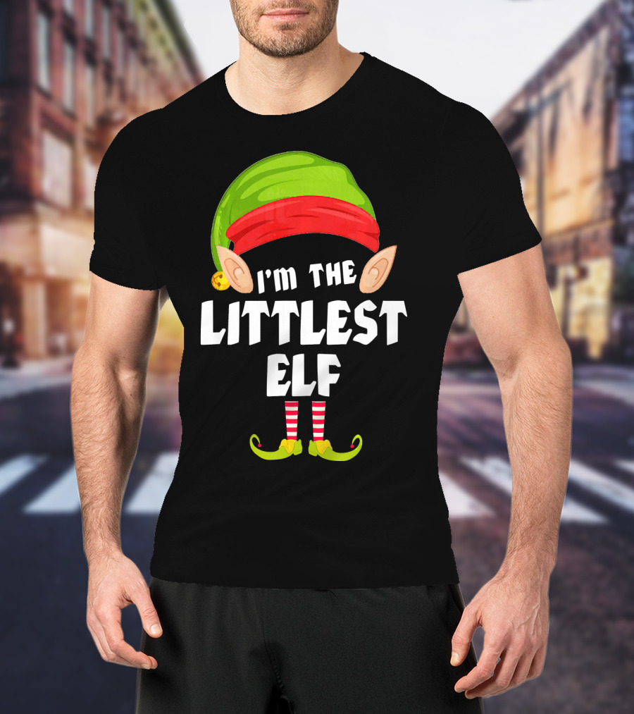 I'm The Littlest Elf Matching Family Group T-Shirt