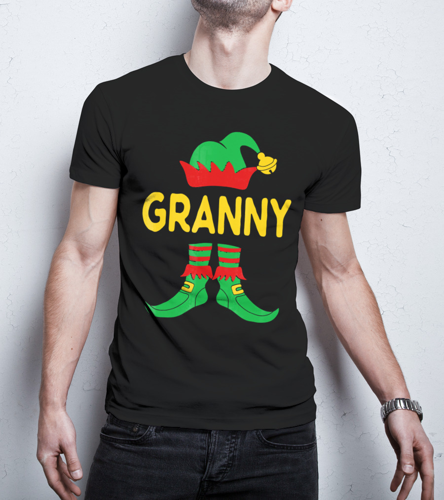 Granny Elf Christmas Family Matching T-Shirt