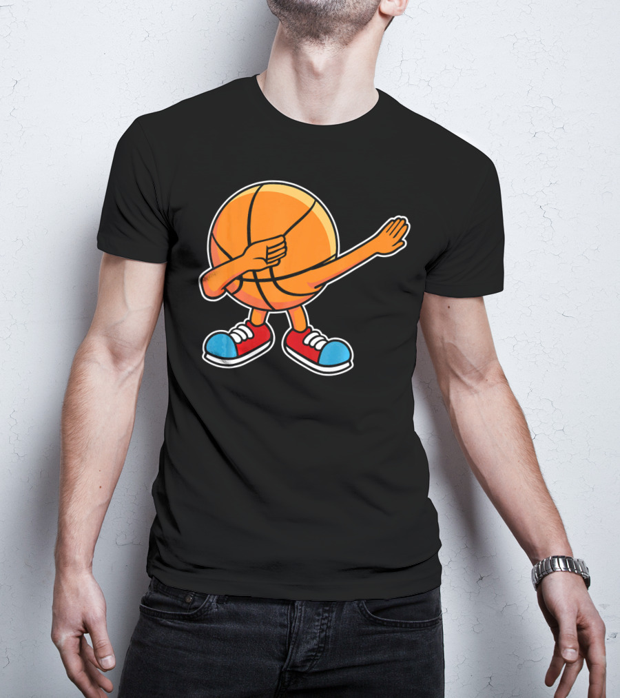 Dabbing Basketball Character With Sneakers T-Shirt