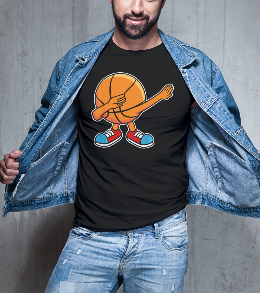 Dabbing Basketball Character With Sneakers T-Shirt