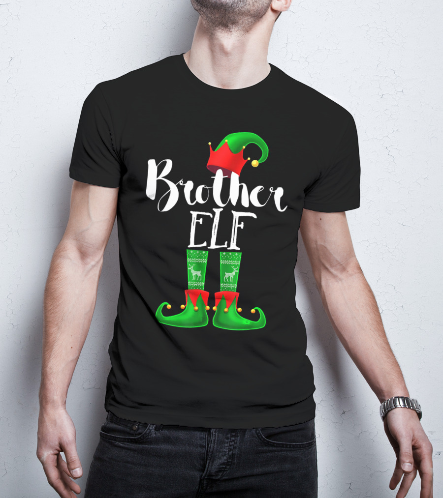 Brother Elf Matching Family Christmas T-Shirt