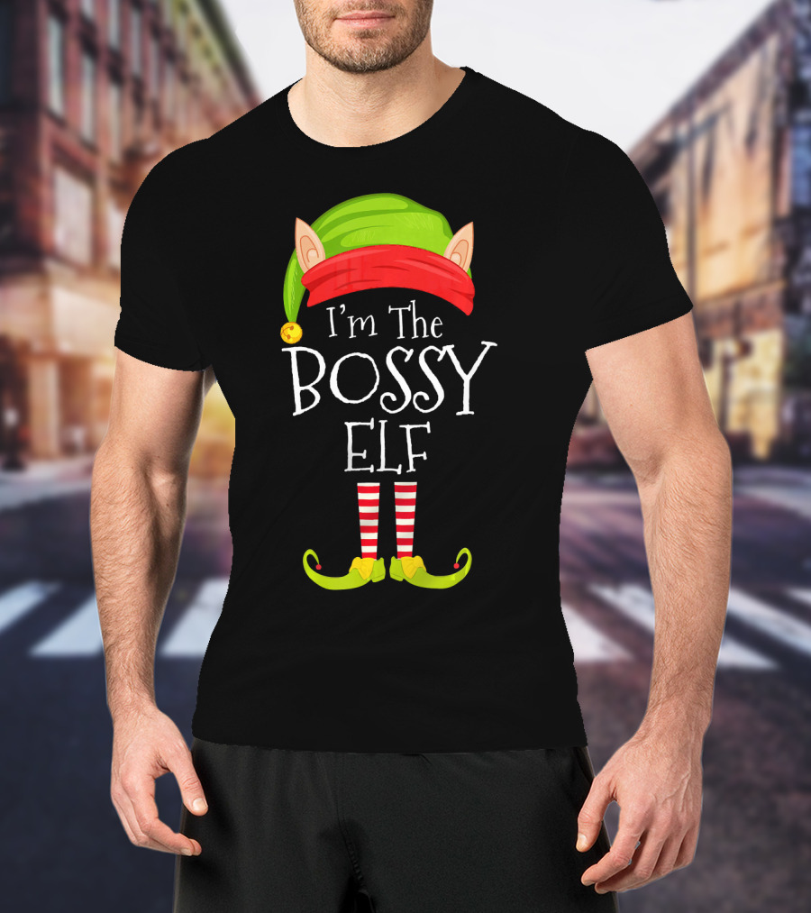 I'm The Bossy Elf Christmas T-Shirt