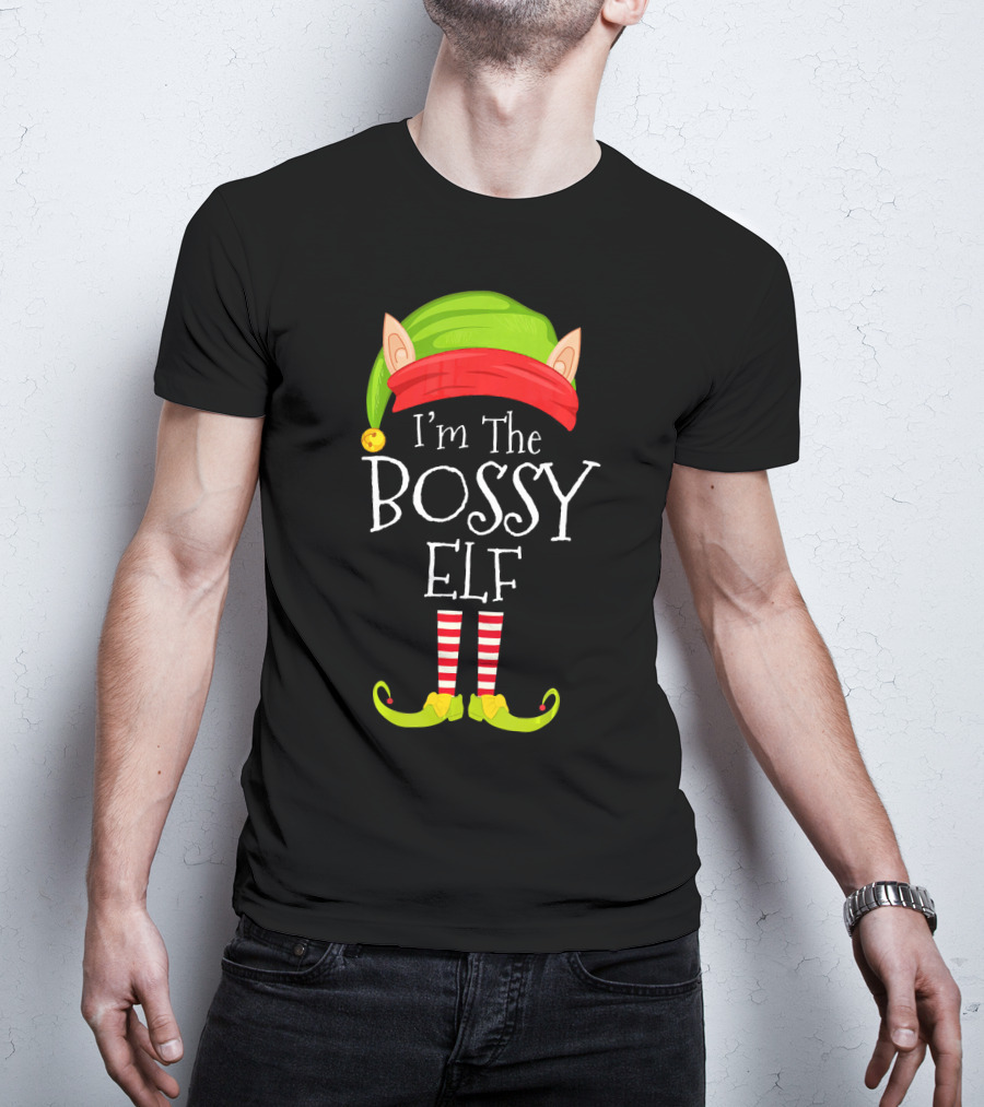 I'm The Bossy Elf Christmas T-Shirt