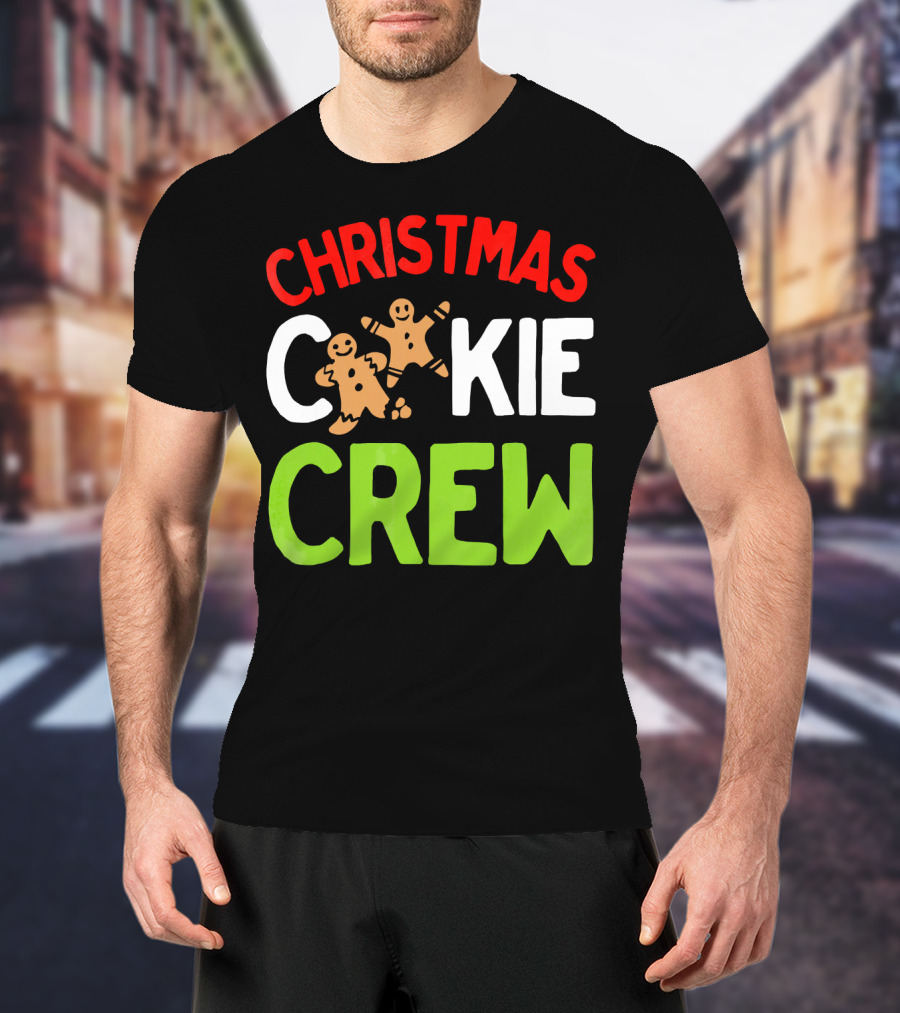 Christmas Cookie Crew With Gingerbread Iconic Festive T-Shirt