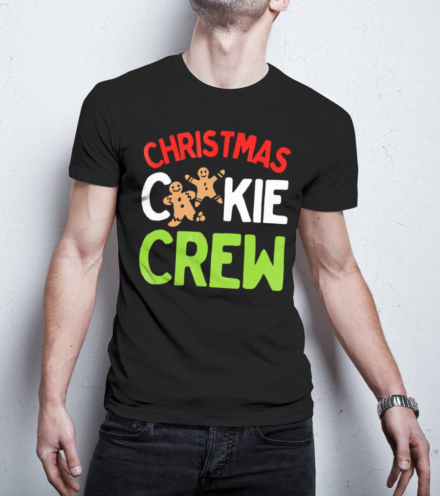 Christmas Cookie Crew With Gingerbread Iconic Festive T-Shirt
