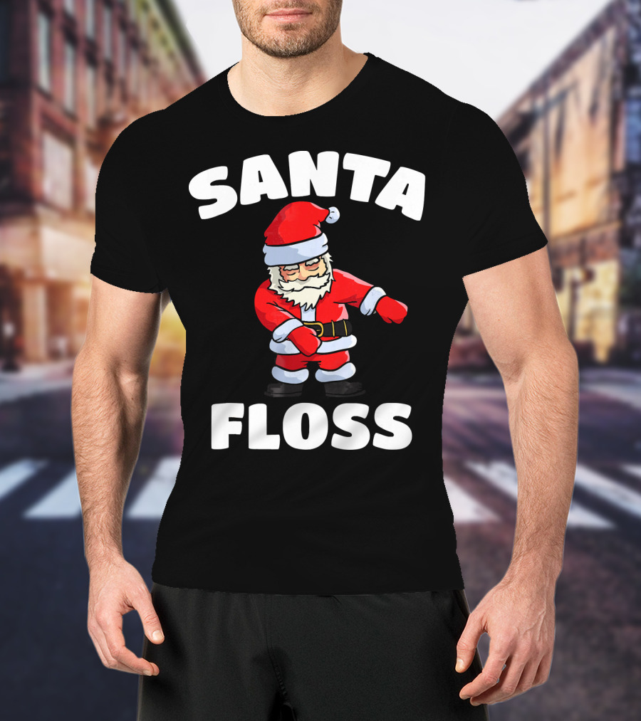 Santa Floss Dance Christmas Moves T-Shirt