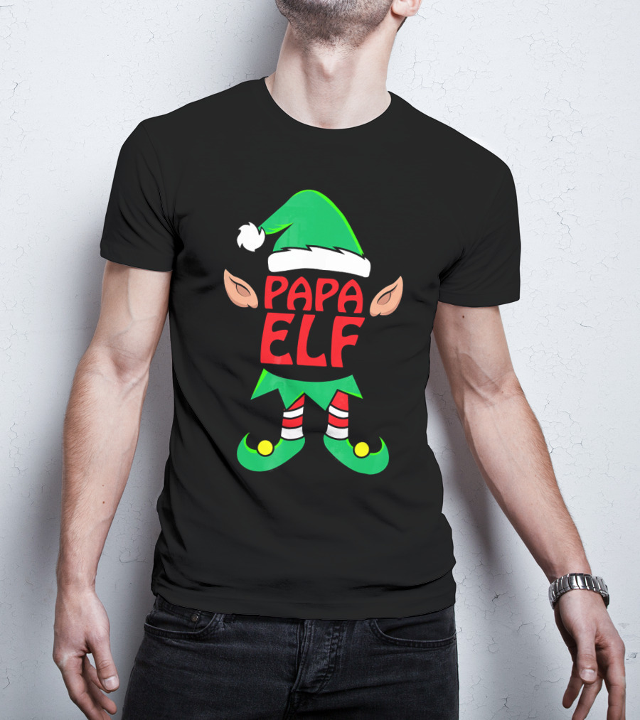 Papa ELF Family Christmas Costume T-Shirt