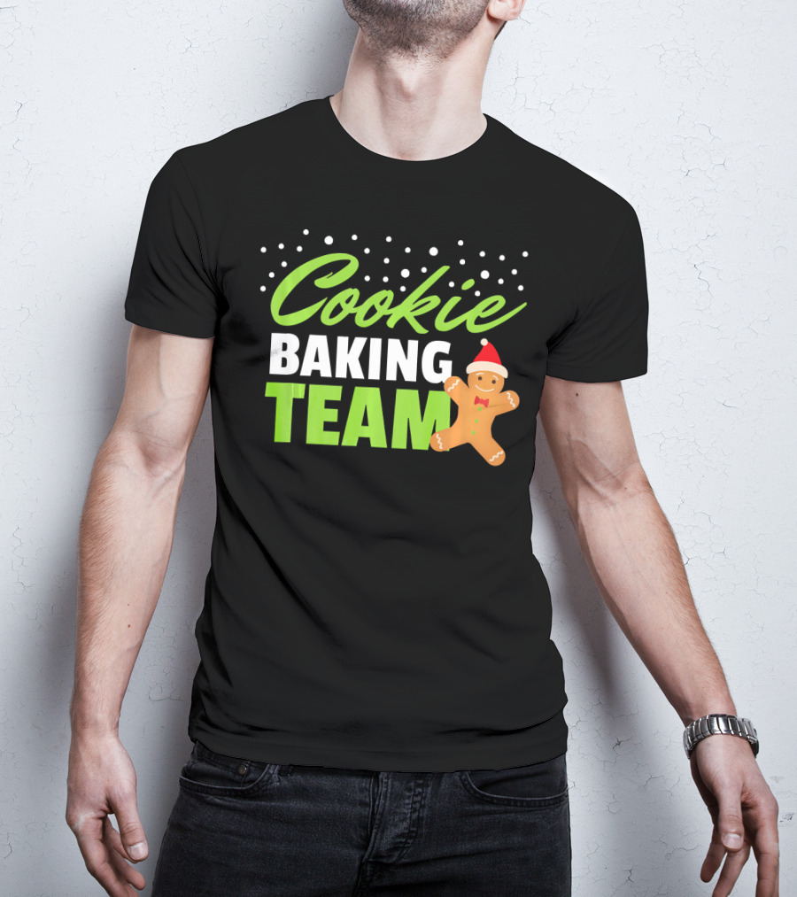 Cookie Baking Team Holi Gingerbread Christmas T-Shirt